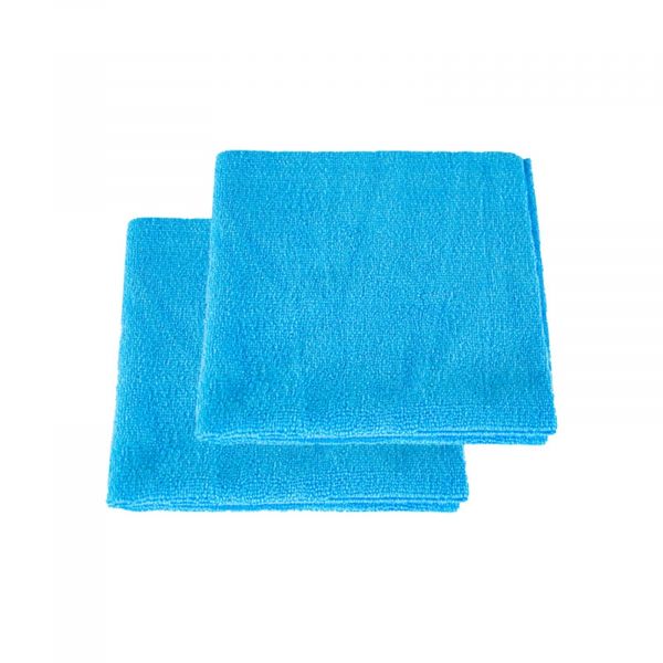 2x RUPES Mikrofasertuch Poliertuch Microfasertuch Trockentuch blau 40 x 40 cm