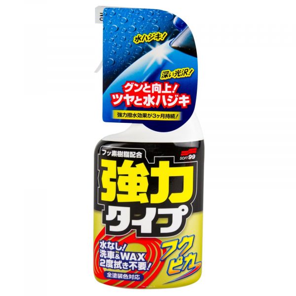 SOFT99 Fukupika Spray Strong Type Detailer Wachs Reiniger Versiegelung 400 ml